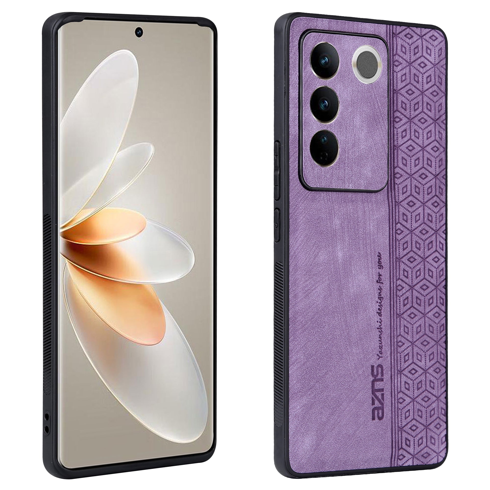 AZNS For vivo S16e 5G telefonetui med trykt mønster stødsikker PU-læderbelagt TPU-bagcover AZNS For vivo S16e 5G telefonetui med trykt mønster stødsikker PU-læderbelagt TPU-bagcover